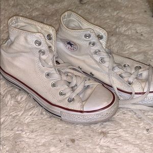 White High Top Converse